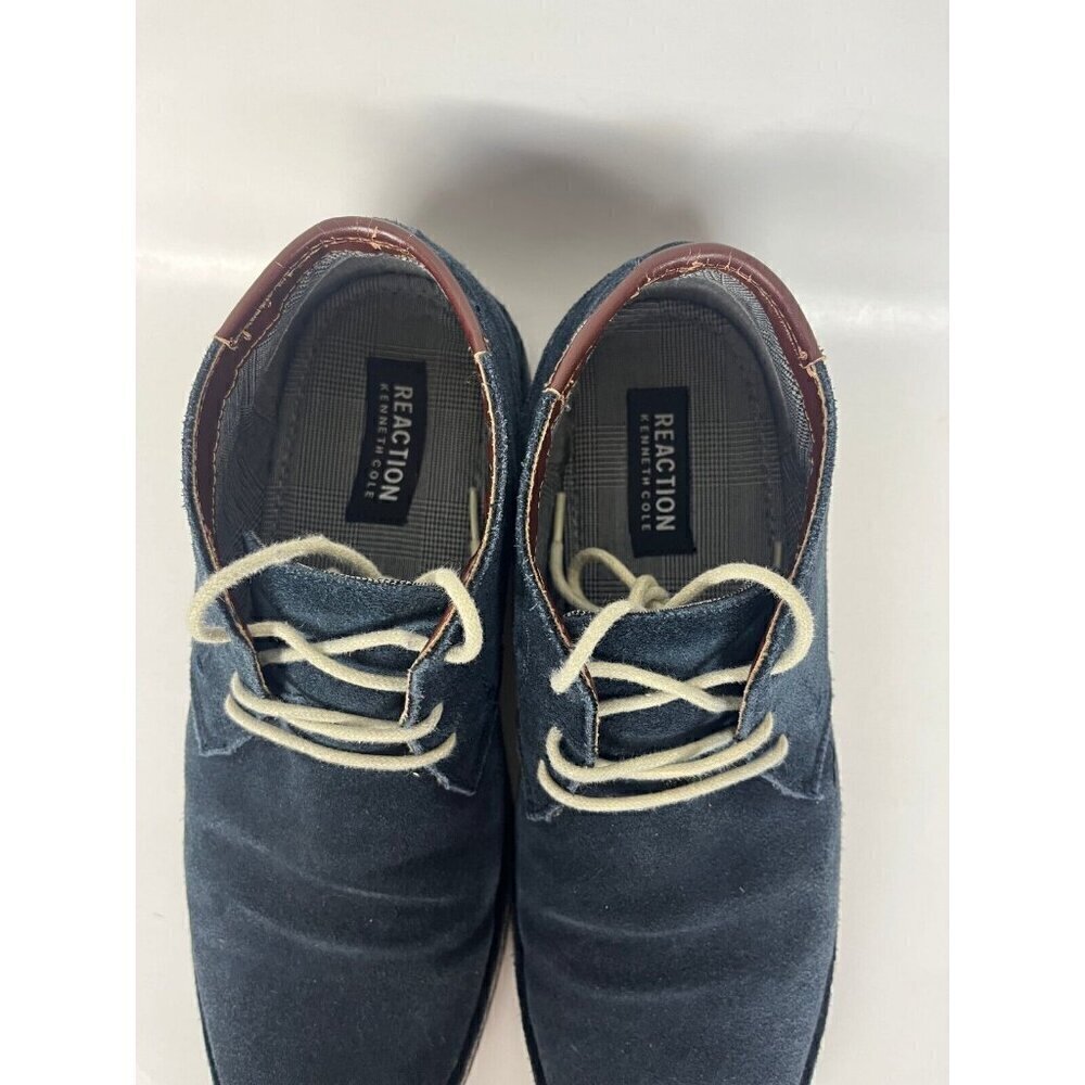 Kenneth Cole Shoes boots Mens 8.5 M Blue Suede Desert Sun Chukkas Hipster - Picture 7 of 16